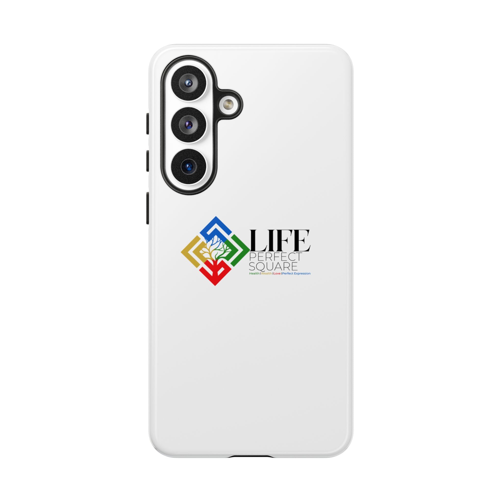 Tough Cases Life Perfect Square Logo Phone Case | Slim Protective iPhone Case