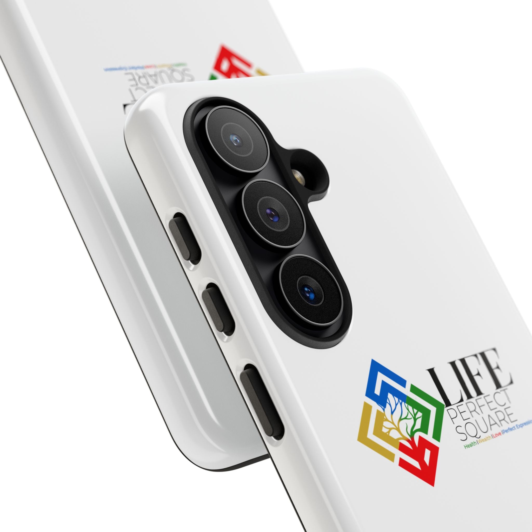 Tough Cases Life Perfect Square Logo Phone Case | Slim Protective iPhone Case