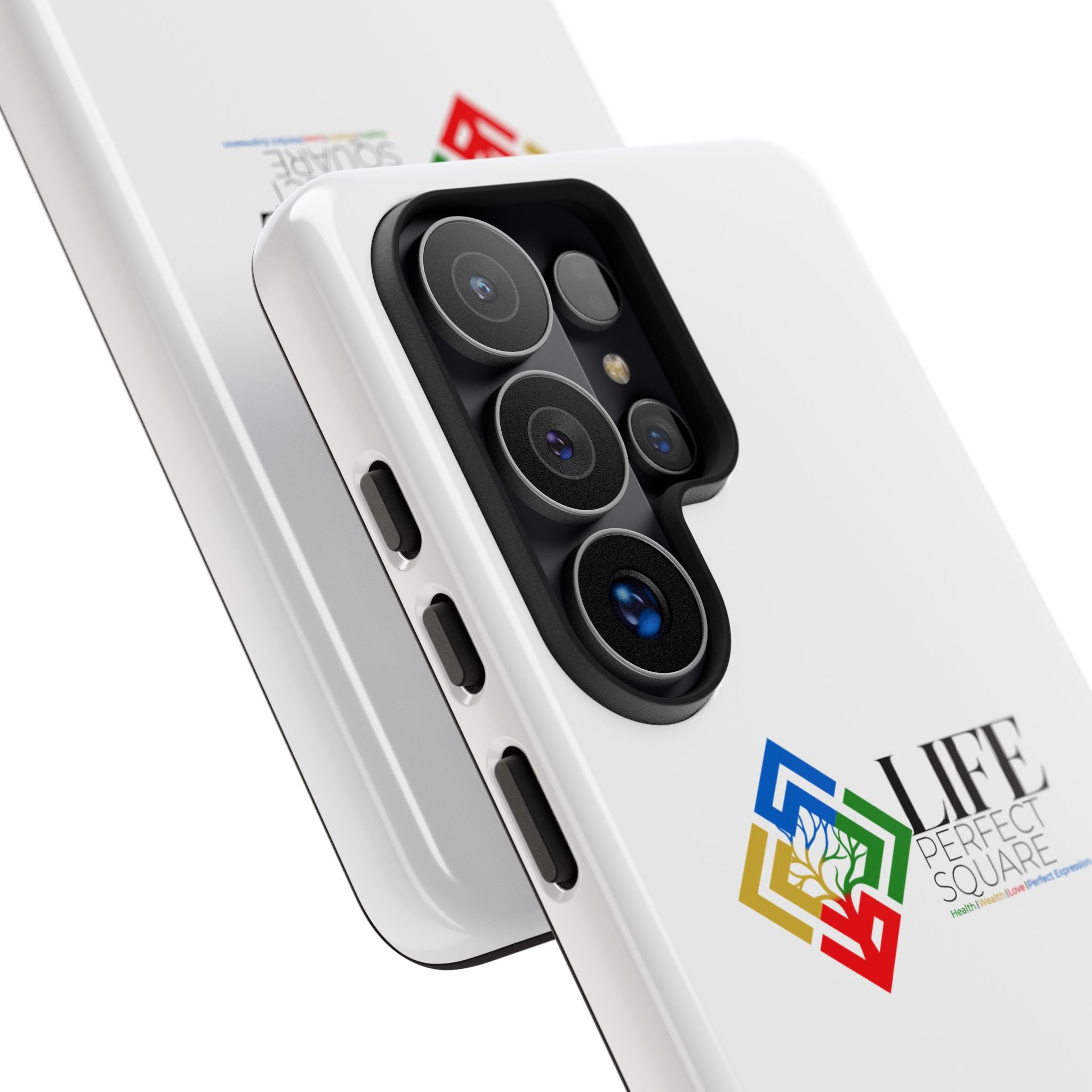 Tough Cases Life Perfect Square Logo Phone Case | Slim Protective iPhone Case