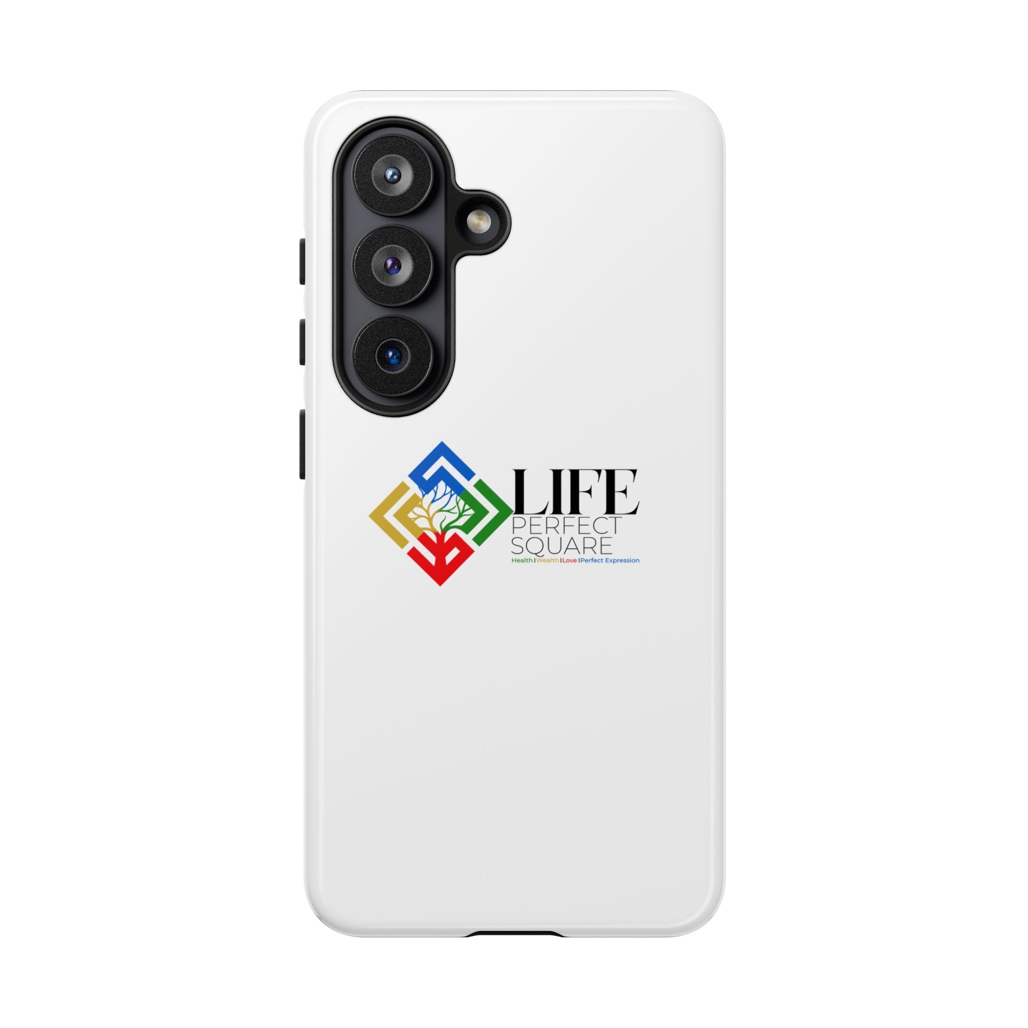 Tough Cases Life Perfect Square Logo Phone Case | Slim Protective iPhone Case