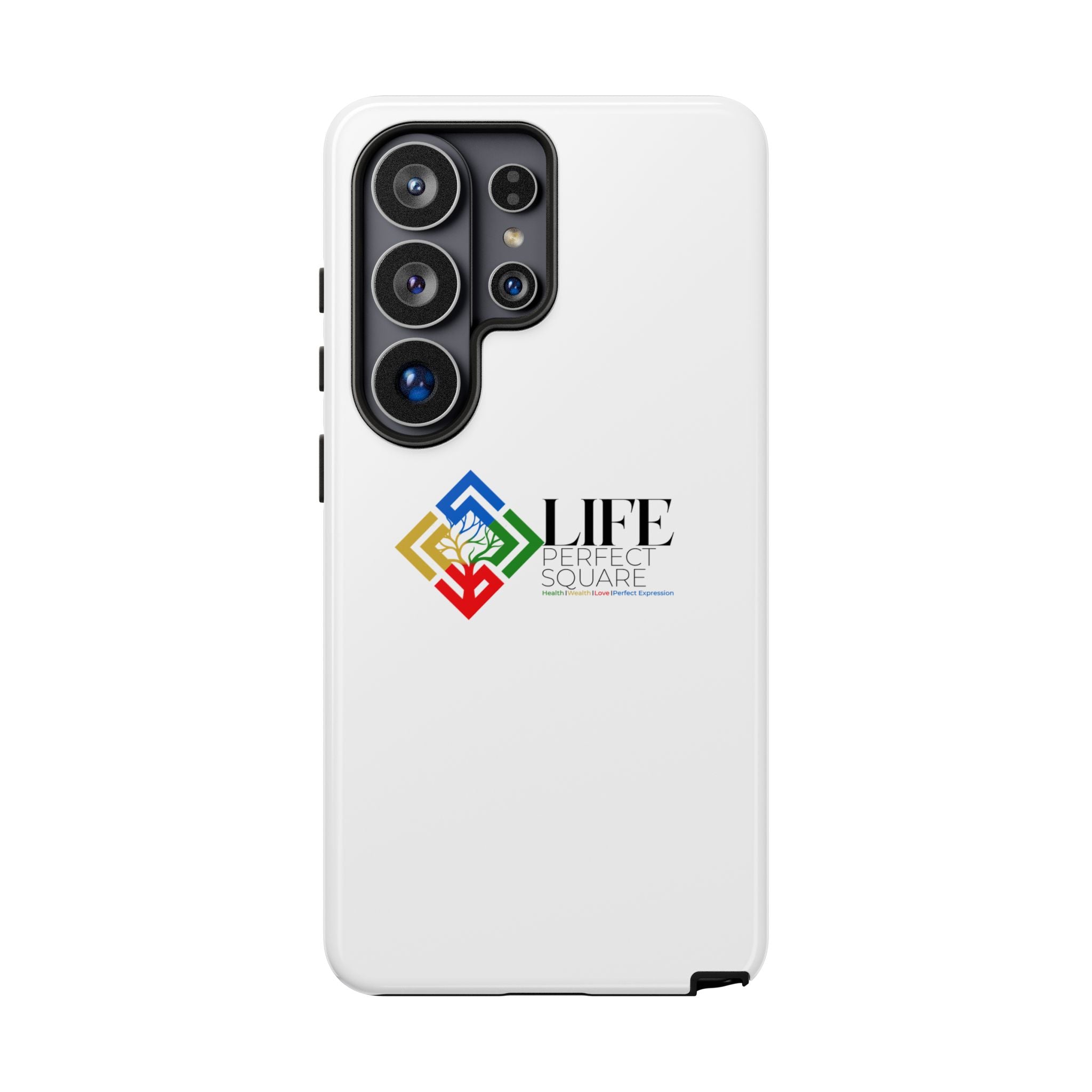 Tough Cases Life Perfect Square Logo Phone Case | Slim Protective iPhone Case
