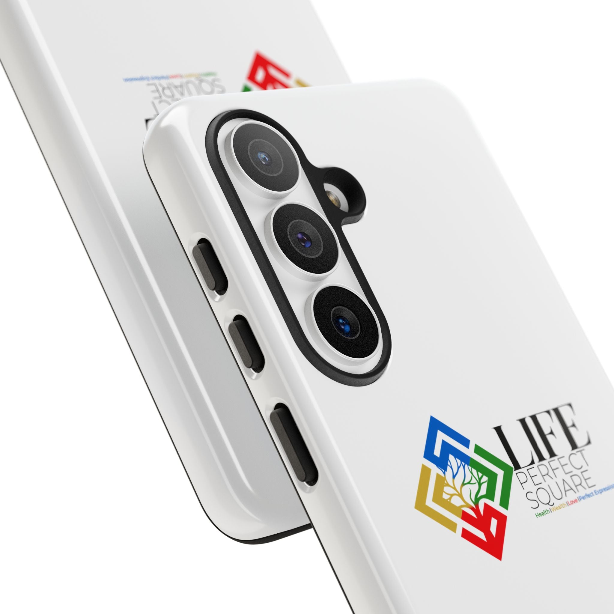 Tough Cases Life Perfect Square Logo Phone Case | Slim Protective iPhone Case