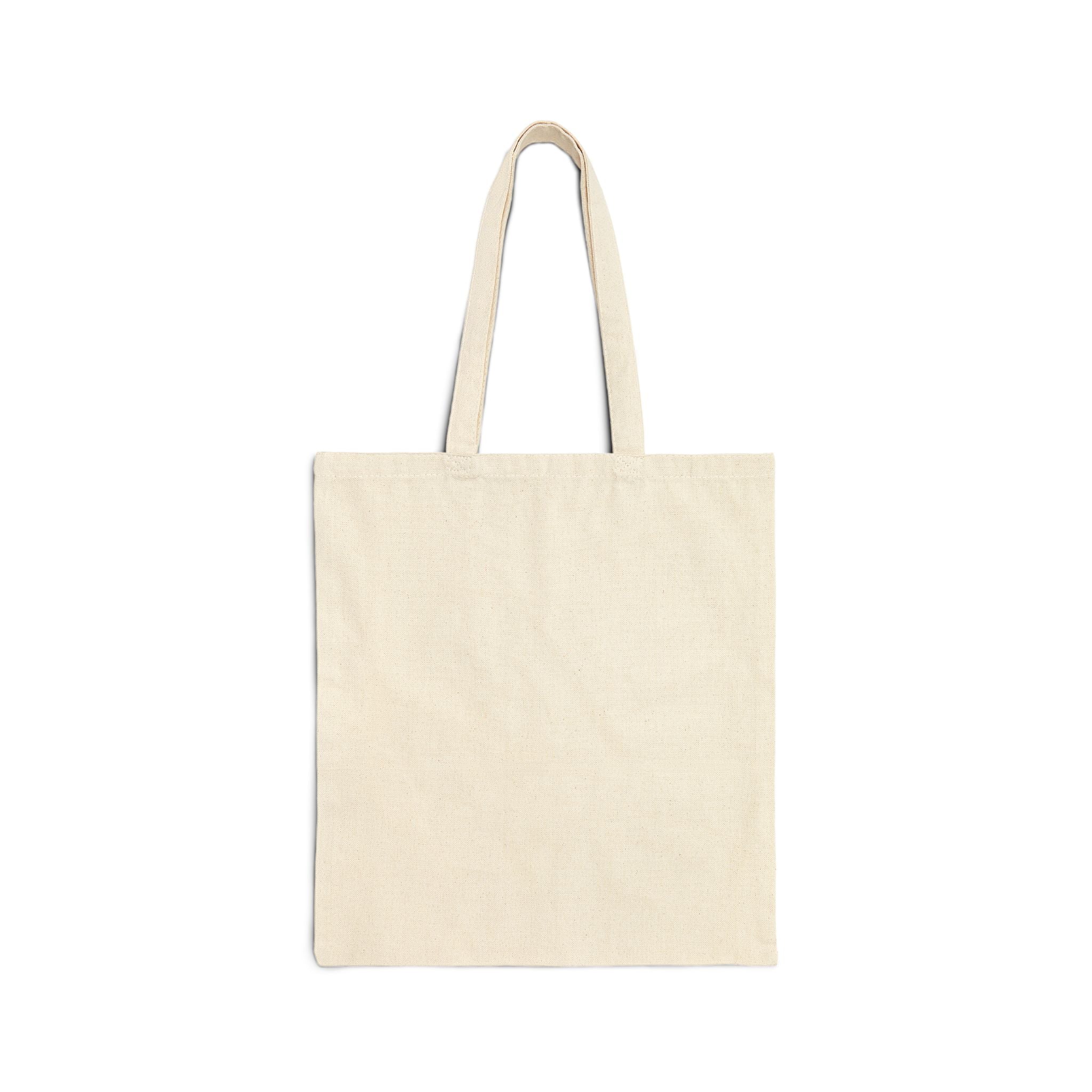 Life Geometric Logo Tote Bag | Cotton Canvas Eco Grocery & Everyday Tote
