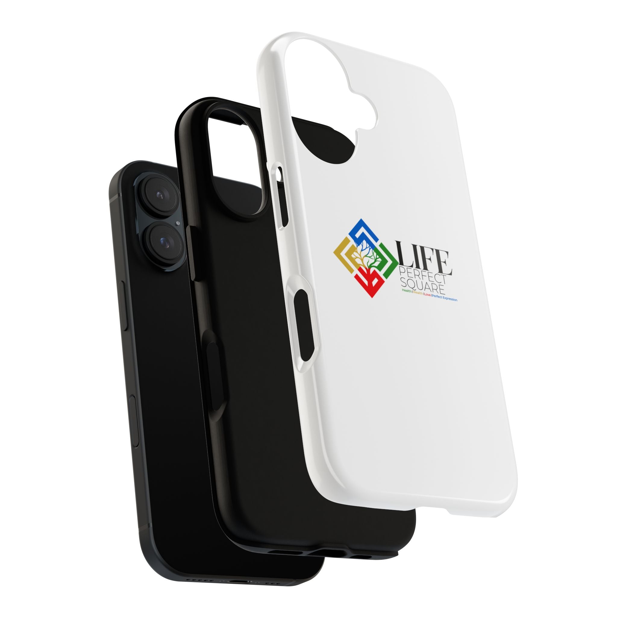 Tough Cases Life Perfect Square Logo Phone Case | Slim Protective iPhone Case